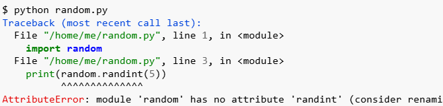 カラー化されたエラーメッセージ。内容もわかりやすく