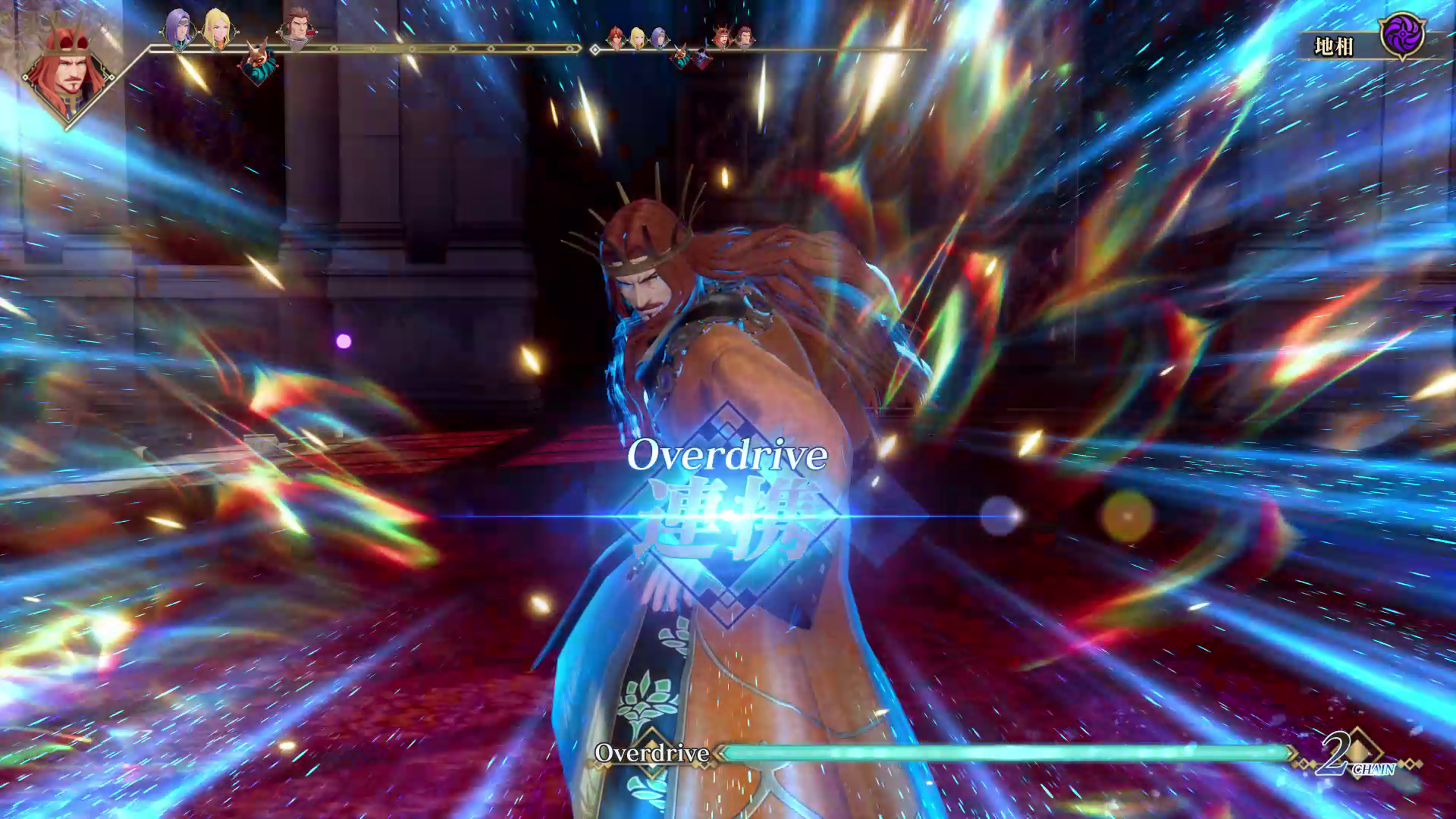 連携を発動すると、2人が連続で攻撃する