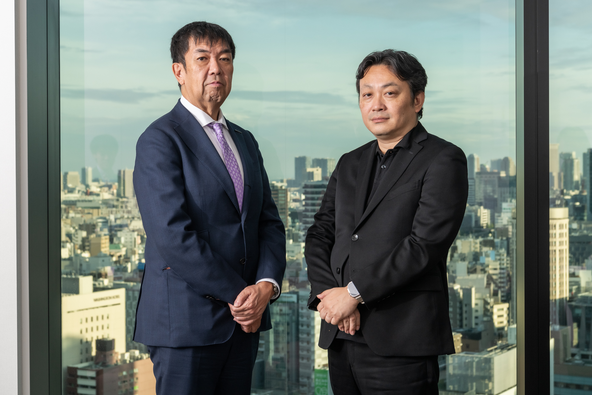 株式会社サードウェーブ 取締役社長 井田晶也氏（左）、AI/ストラテジースペシャリスト 清水亮氏（右）