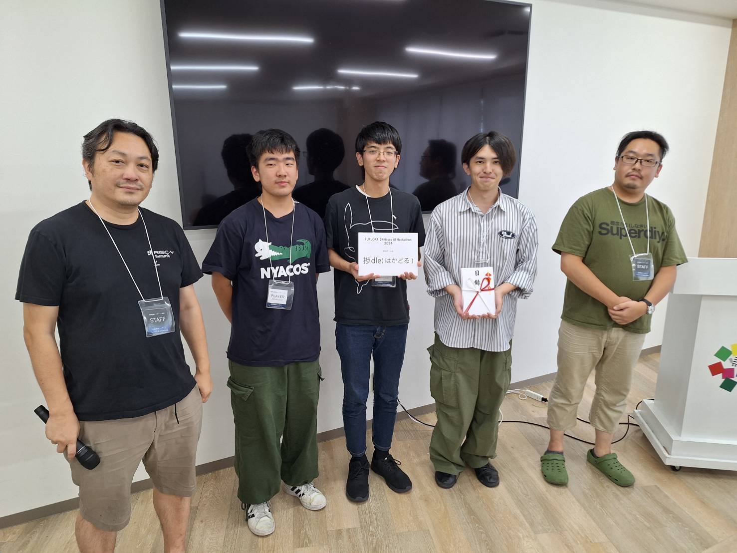 福岡大会 優勝チーム：捗dle（はかどる）