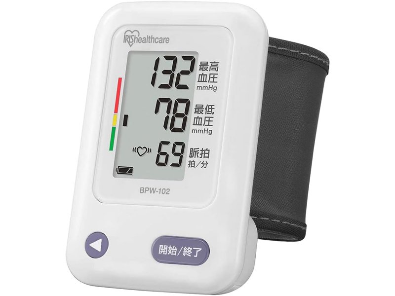 アイリスオーヤマ 手首式血圧計 BPW-102