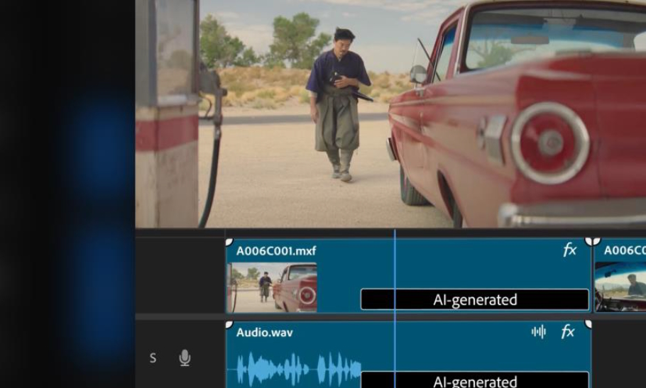 JカットやLカットとトランジションが必要な部分にメディアを追加することで、ペースを調整可能