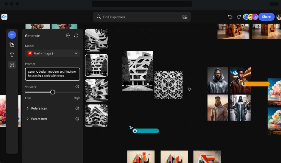 Adobe Firefly搭載の新機能「Adobe Project Concept」