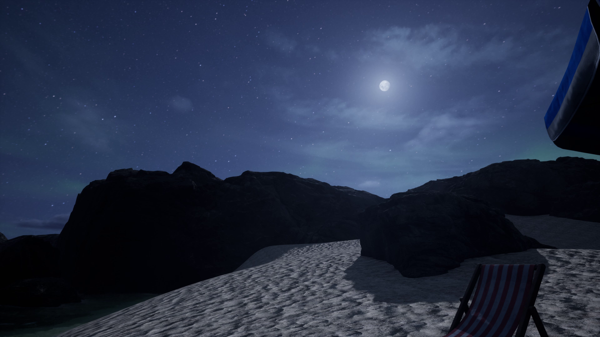 美しいビーチを見て楽しめる。それだけで十分