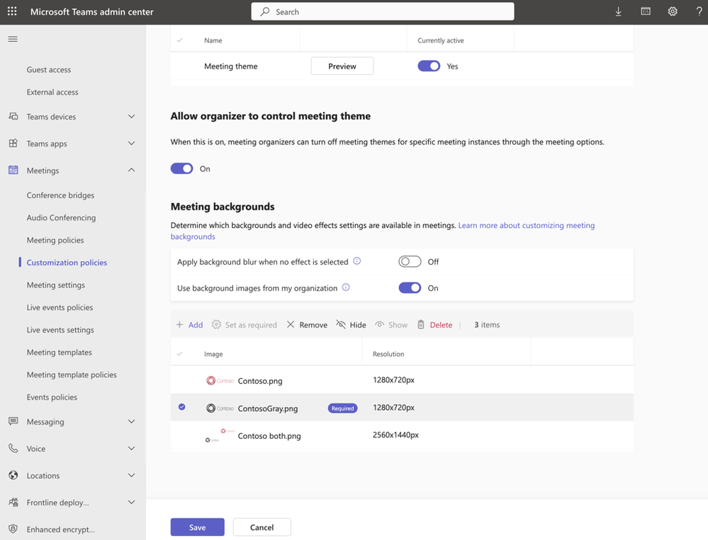ロゴは管理センターで設定可能