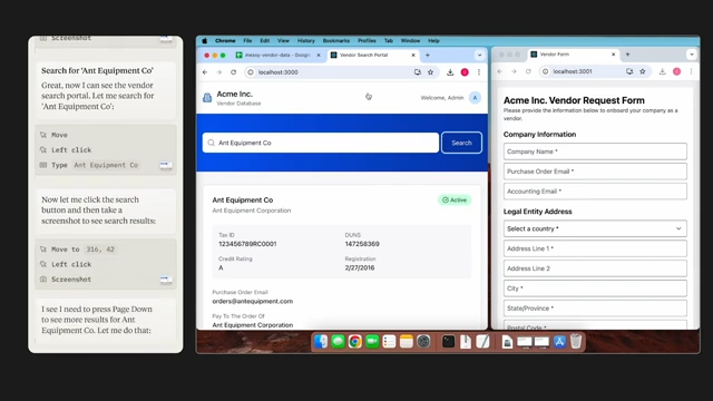 人間に代わってAIがスクリーンを見、カーソルを動かしたり、ボタンをクリックしたり、テキストを入力したりといった操作を行えるようにする「コンピューターの使用」（computer use）