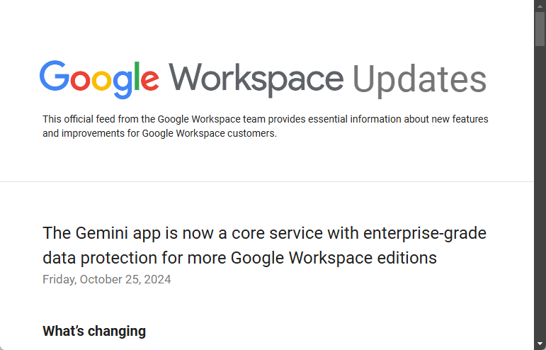 Google、法人向け「Gemini」アプリを利用可能な「Google Workspace」エディションを拡大
