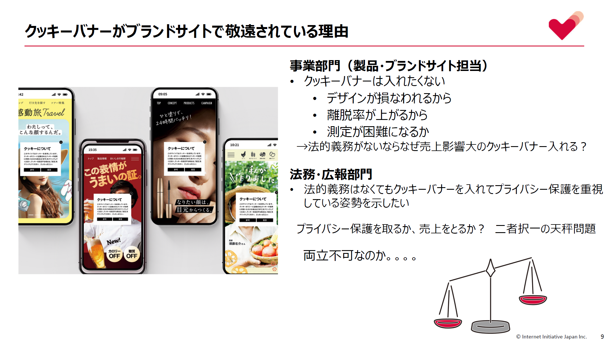 ブランドサイトにおいて、クッキーバナーは敬遠される存在となっている。離脱率上昇の問題は、その理由の1つ