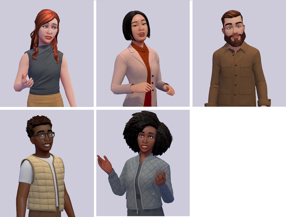 追加されたアバターオプションの例