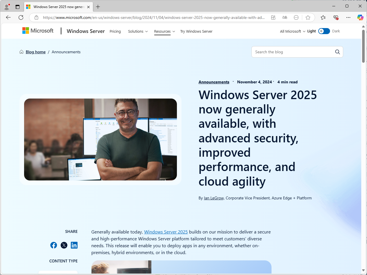 Windows Server 2025」が一般公開