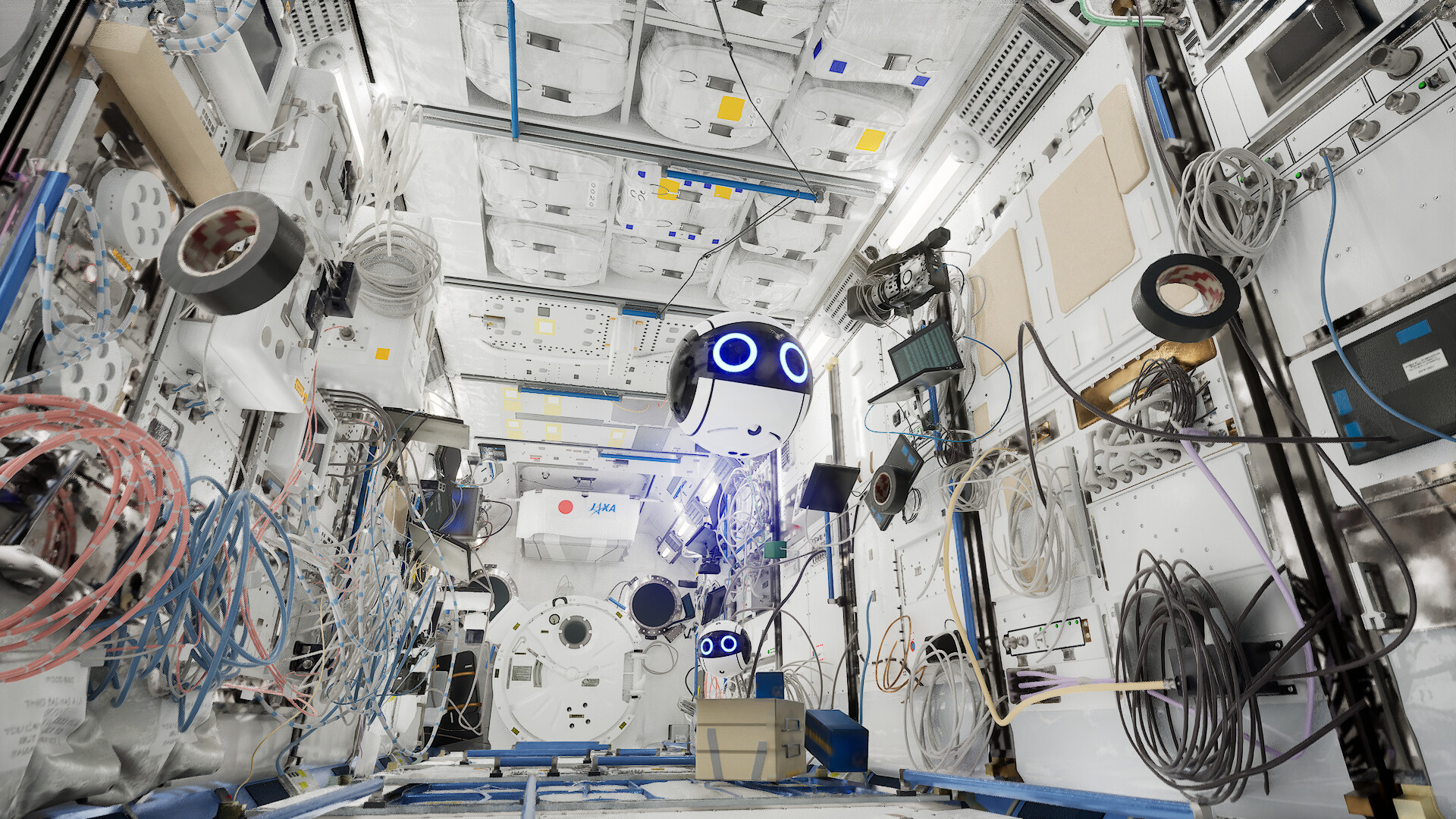 ロボットとなって船内を移動できる