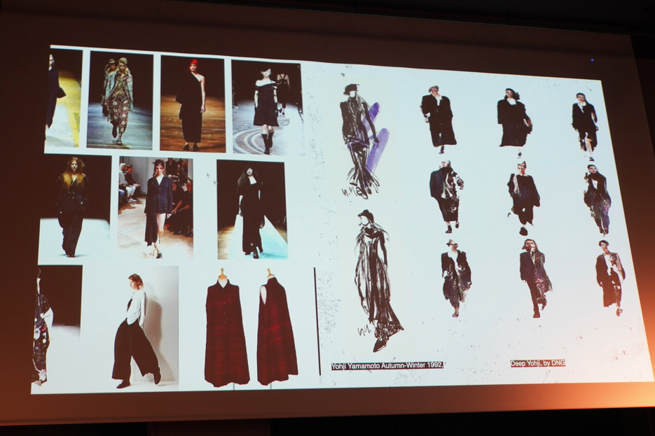 ファッション写真から絵を作る（2016年）