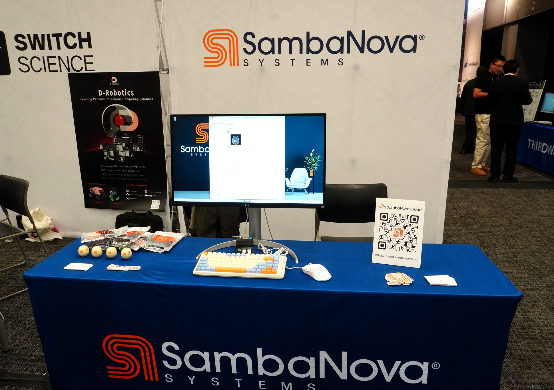 「AIフェスティバル 2024 Powered by GALLERIA」SambaNova Systemsブース