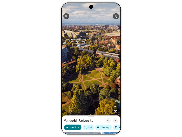 イマーシブビュー最大のアップデート。大学のキャンパスなど、新しいカテゴリもサポート