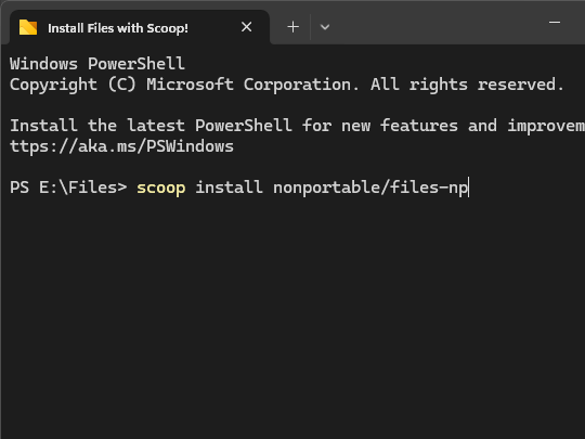 モダンなスタイルが魅力の高機能ファイラー「Files」が「Scoop」に対応