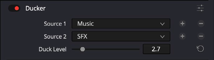 Audio Duckerでダッキングのトリガーを複数のトラックから選択可能に