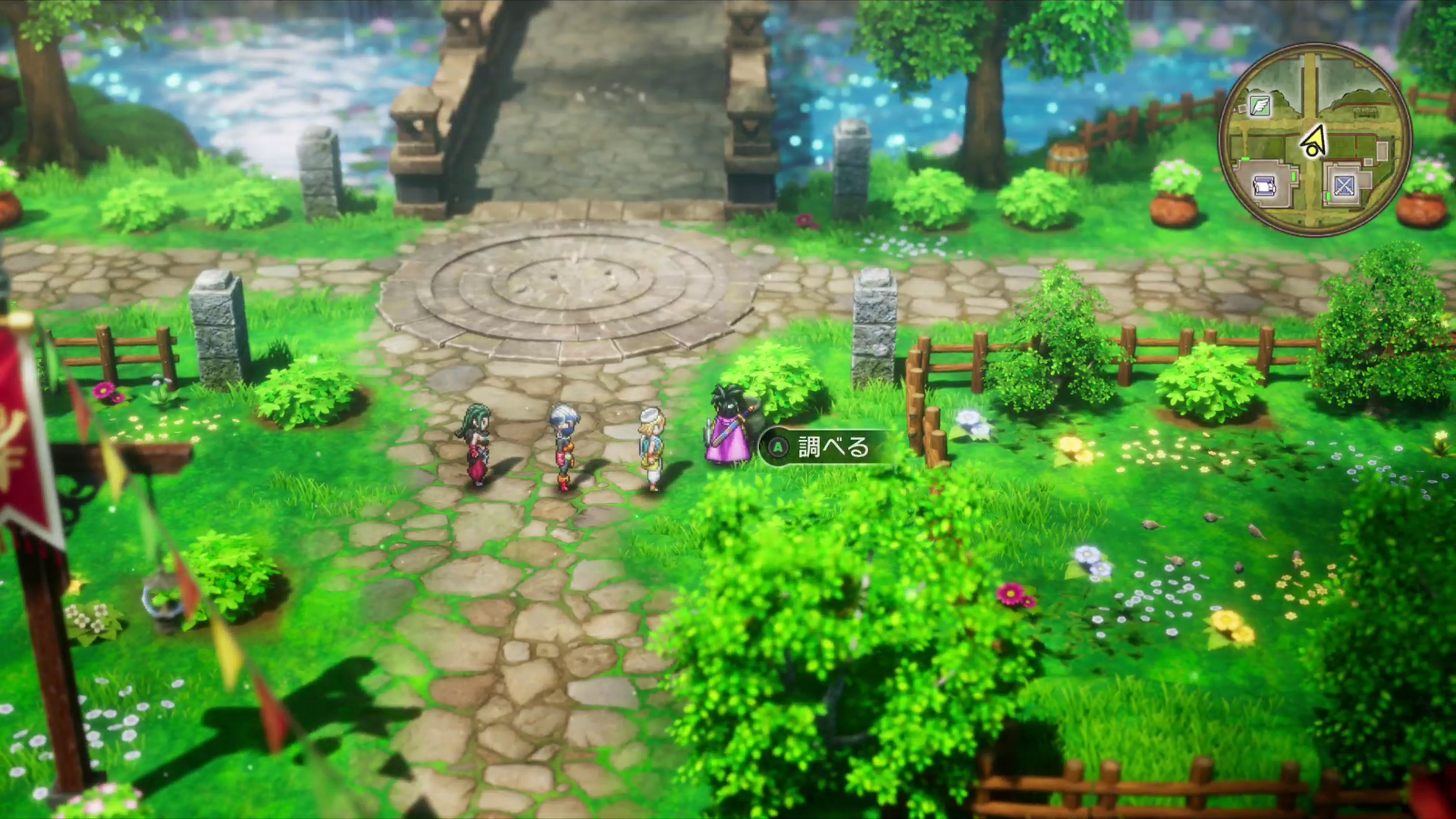 何かが入っている壷にはAボタンを押すガイドが出る