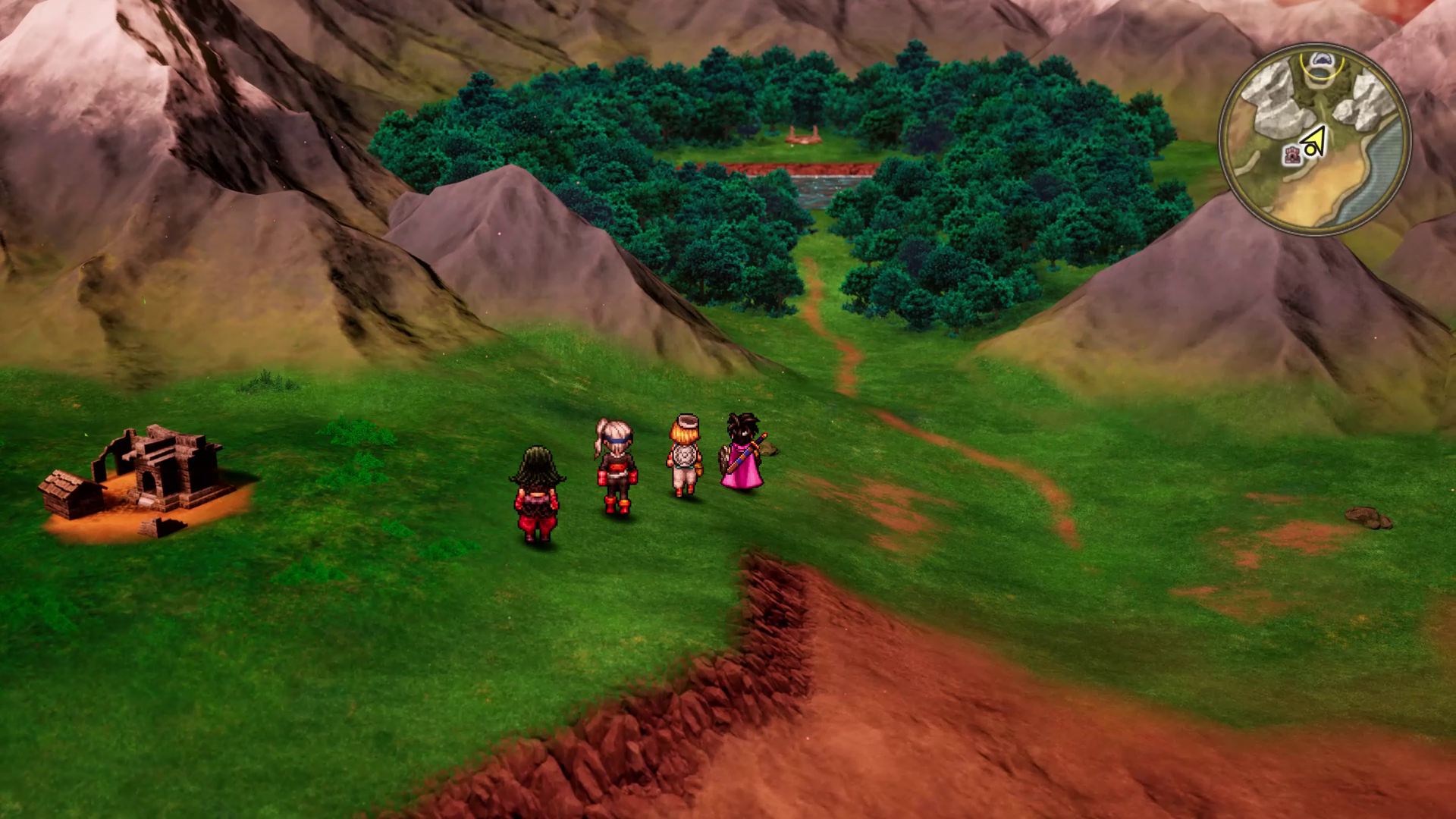 縮尺は違って見えるが、マップの基本的なデザインは変わっていない