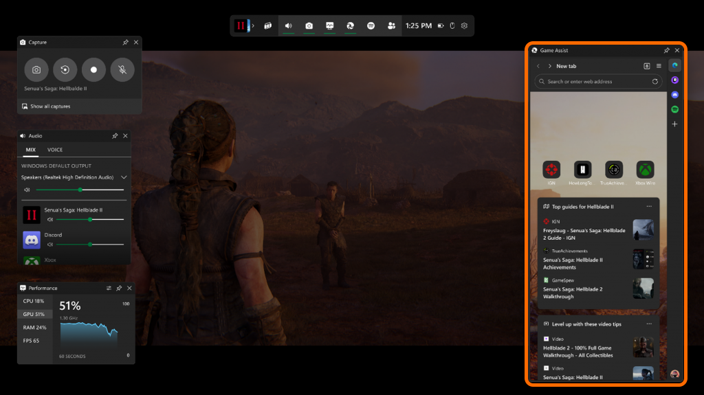 Microsoft、「Microsoft Edge Game Assist」を発表