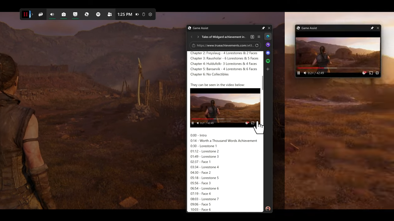 ゲームをバックグラウンドで動かしながら、Webコンテンツをチェック。ピクチャーインピクチャーのように動画を表示しながらゲームに戻ることも