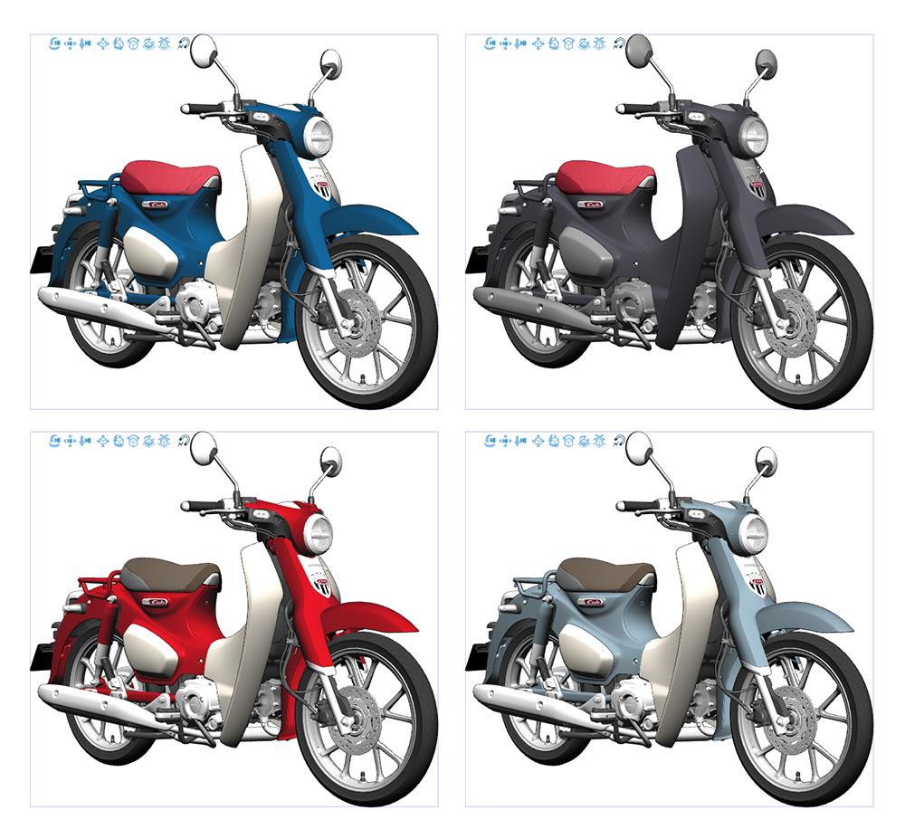 スーパーカブ C125 3Dモデル