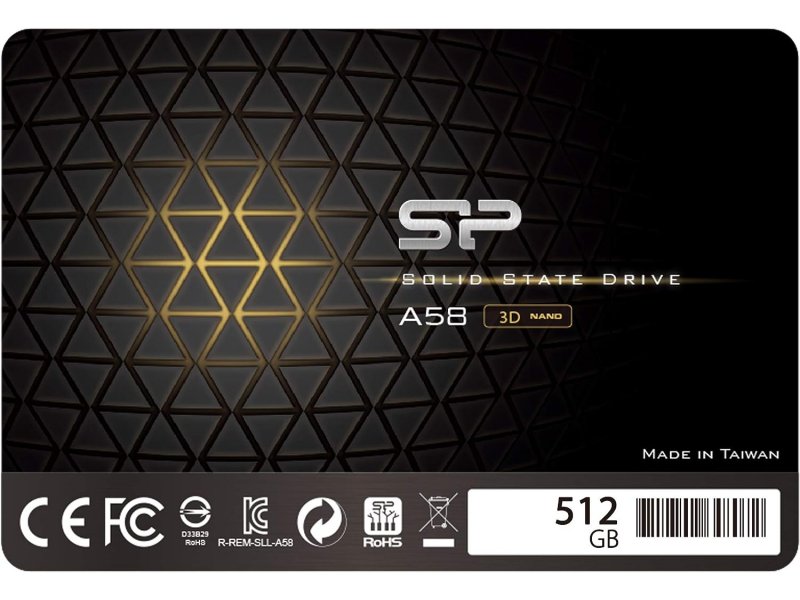 シリコンパワー 内蔵SSD「A58」シリーズ