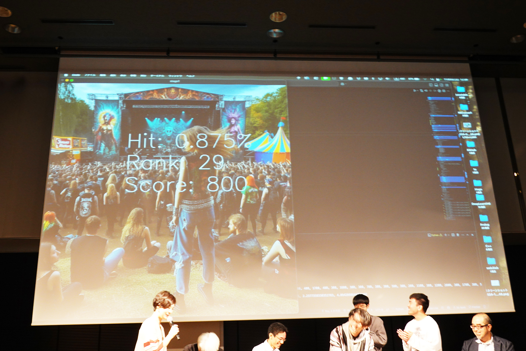 福岡会場での受賞作「Head-Ban-King」