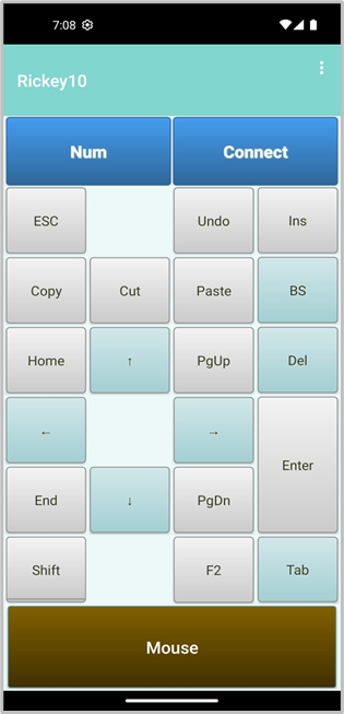 カーソル操作画面