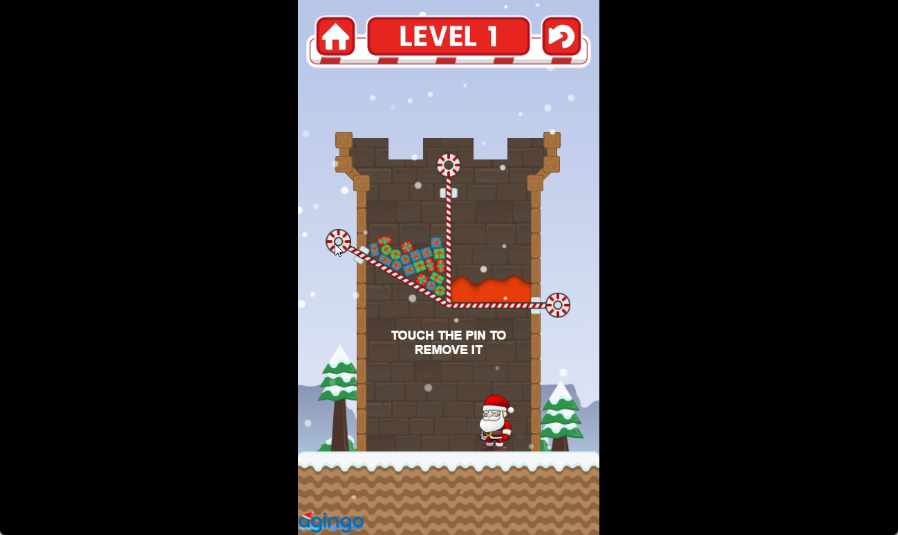 「NORAD Santa Tracker」のサイトではクリスマスらしいゲームを遊べる