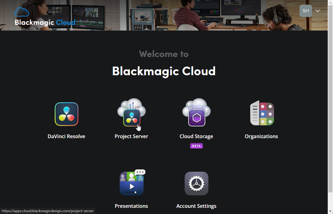 「Blackmagic Cloud」