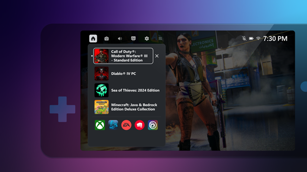 「Game Bar」にコンパクトモード