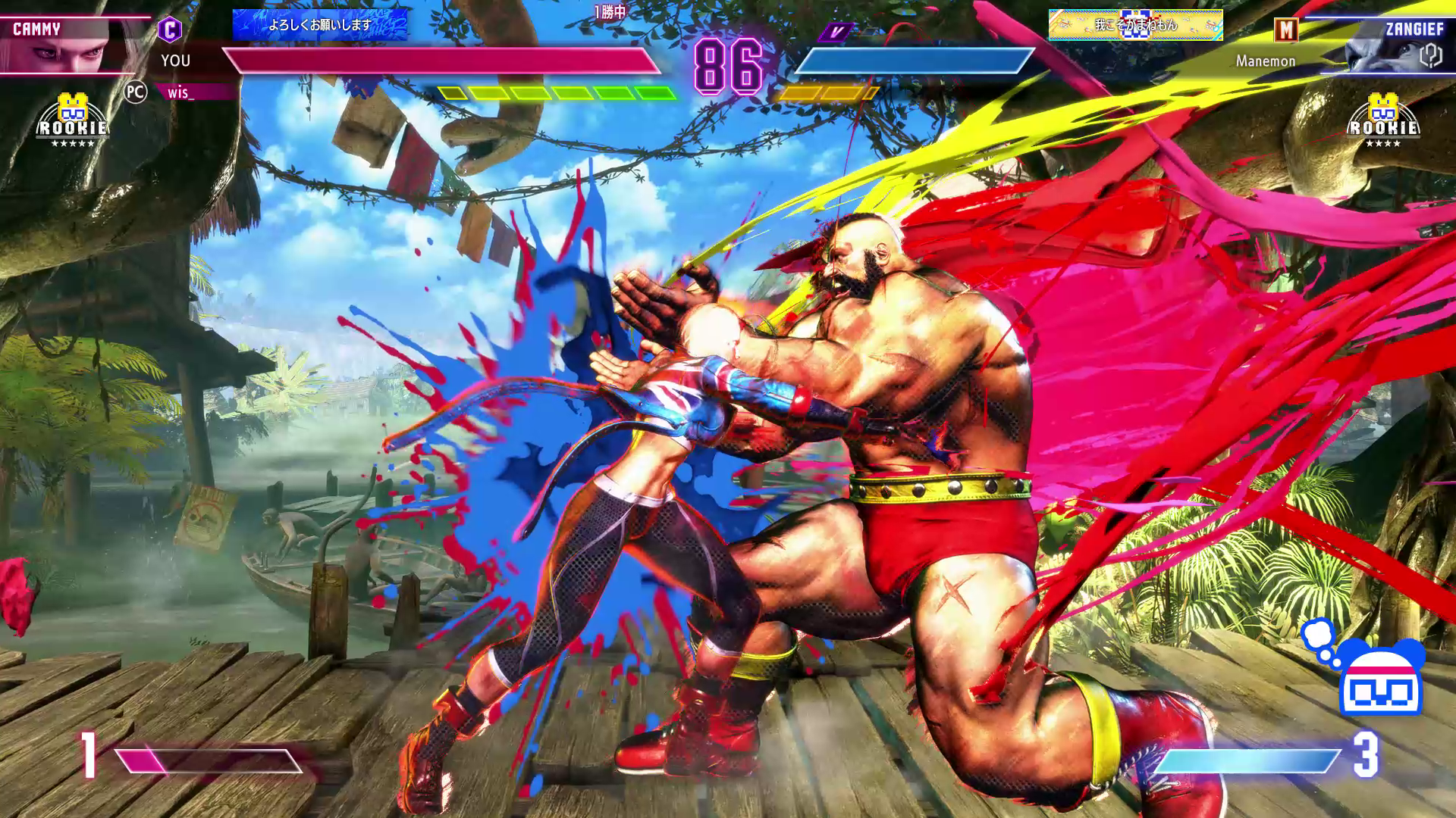 ドライブインパクトを後出しで当てられたら反撃のコンボが確定