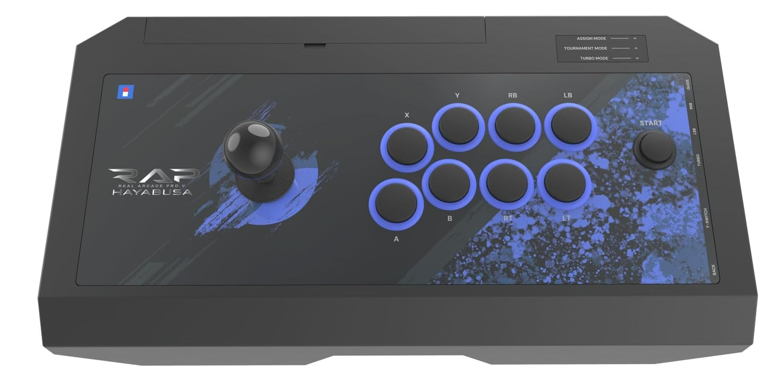 HORI製「リアルアーケードPro.V HAYABUSA for Windows PC」の製品写真