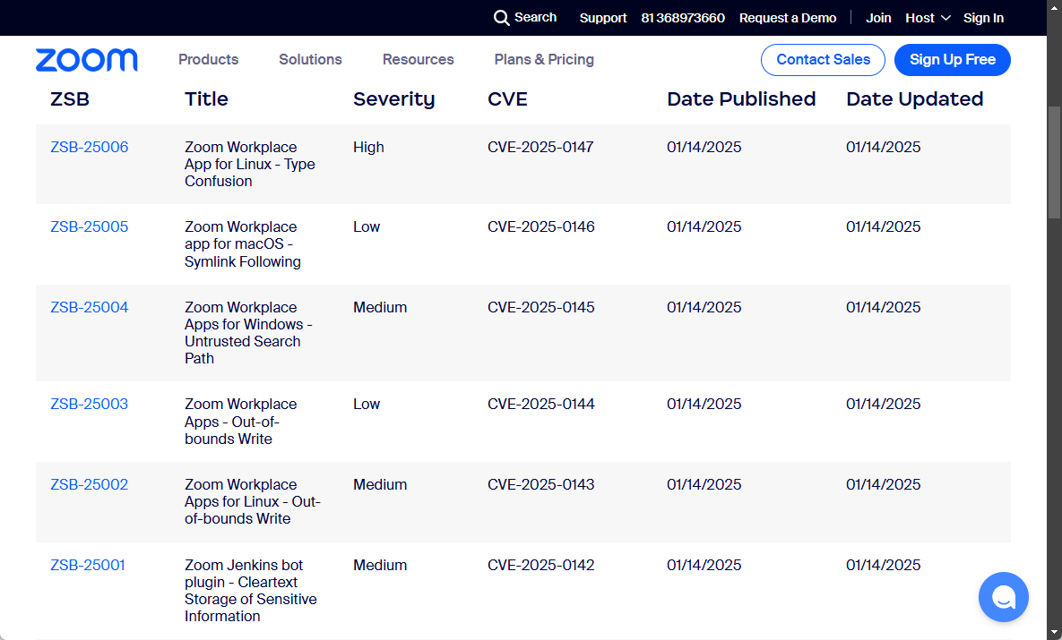 「Zoom」に複数の脆弱性
