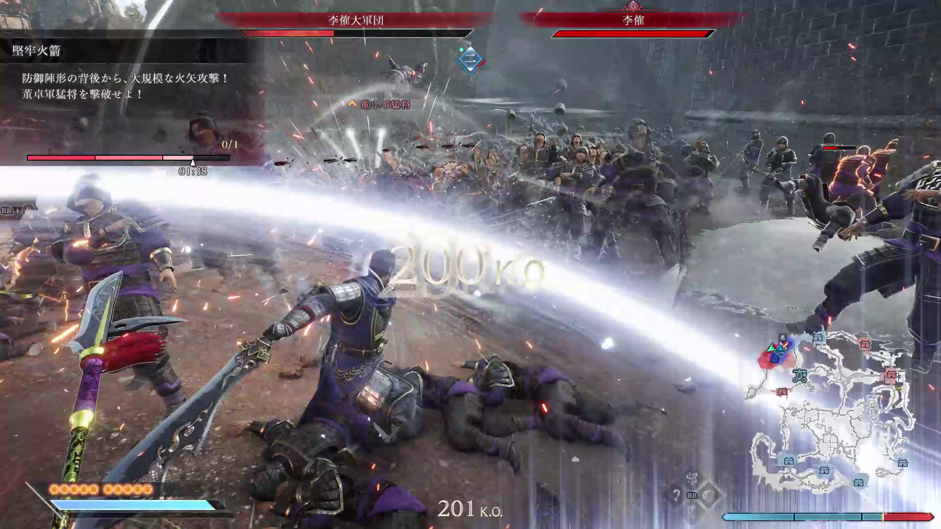 随行武将は一時的に操作可能になる