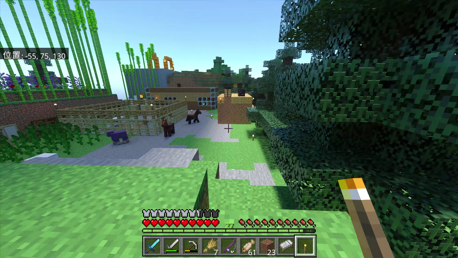 見るもの全てが美しい。普通の「マインクラフト」とは何だったのかという気持ちになる