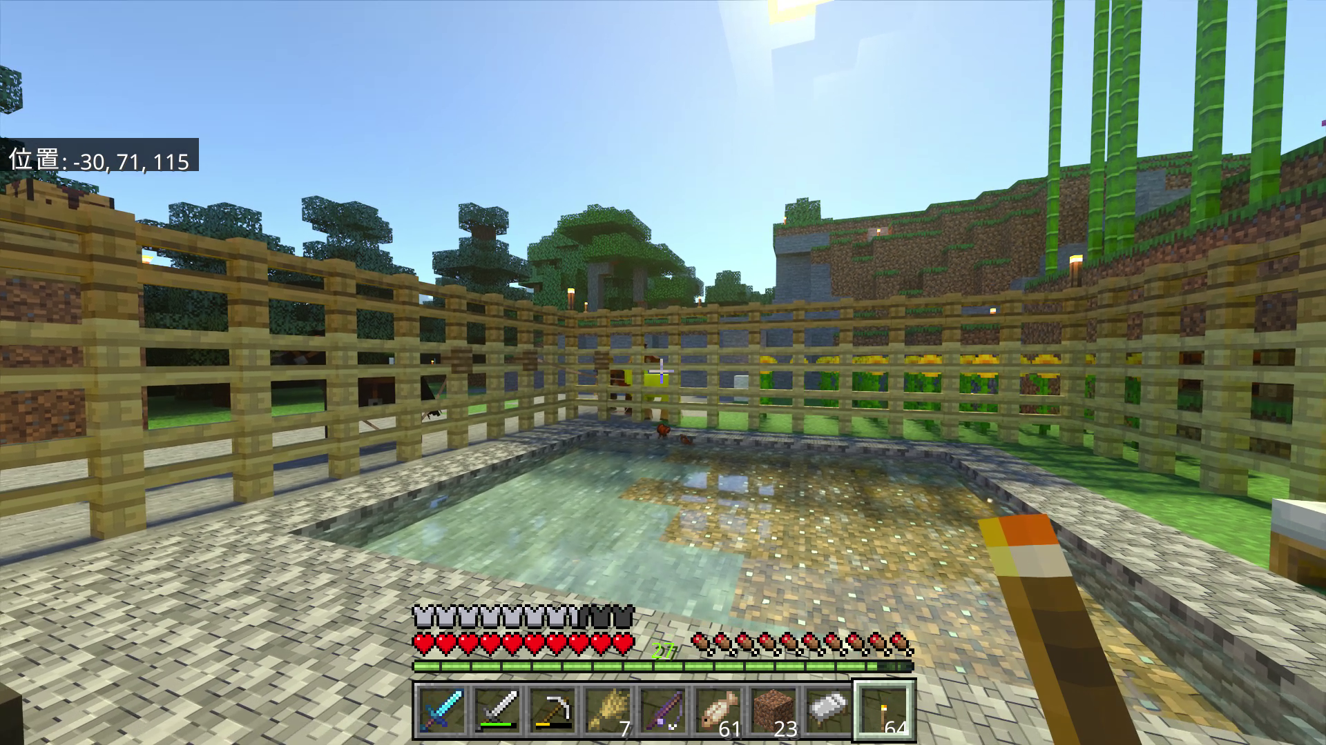 見るもの全てが美しい。普通の「マインクラフト」とは何だったのかという気持ちになる