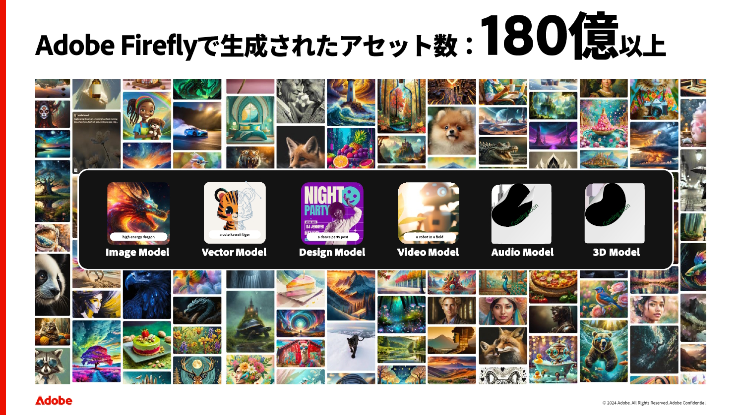 モデル自体の今後は「Audio Model」「3D Model」と、提供の幅を拡大していくという