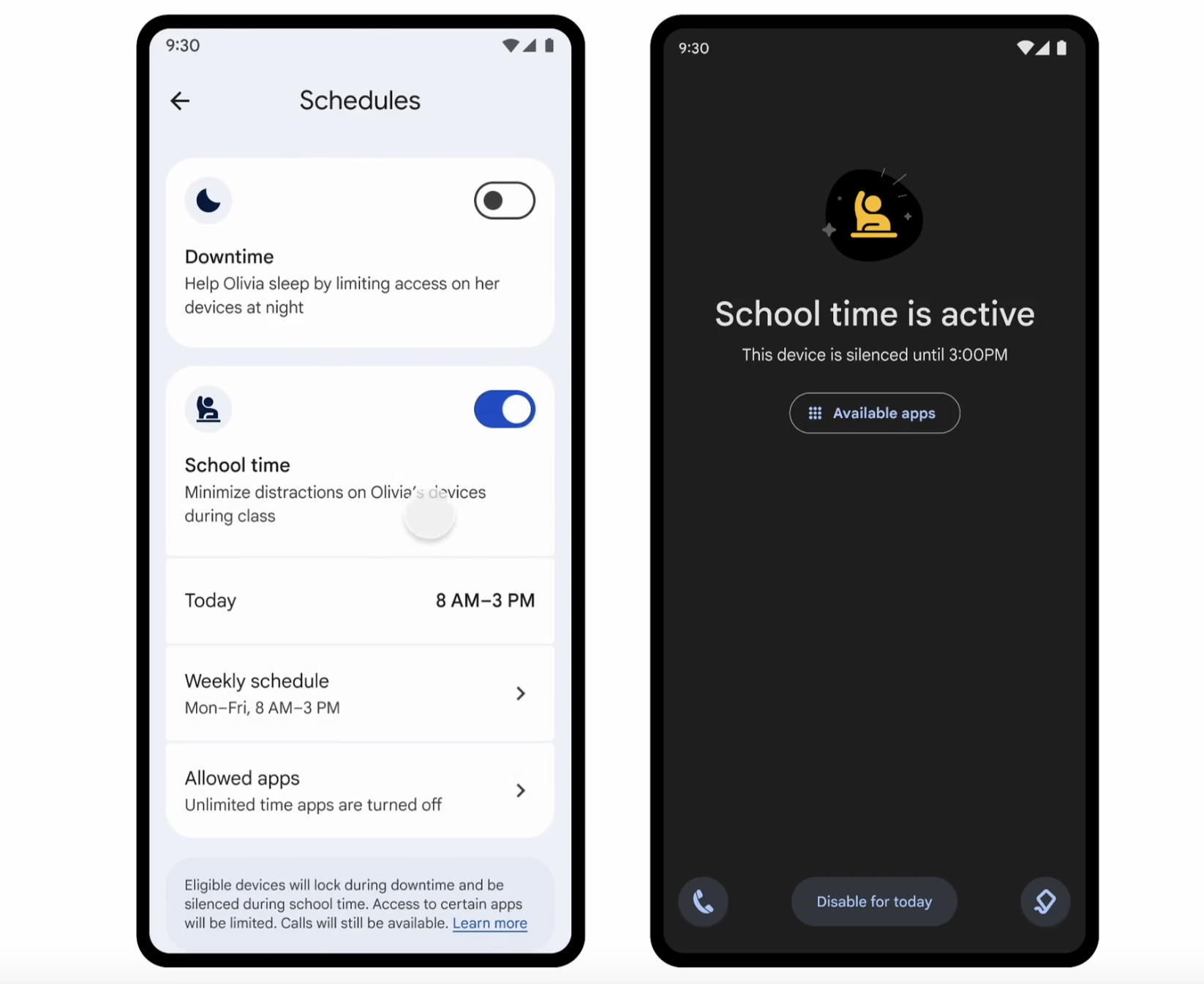「スクールタイム」で授業中のスマホ利用を制限