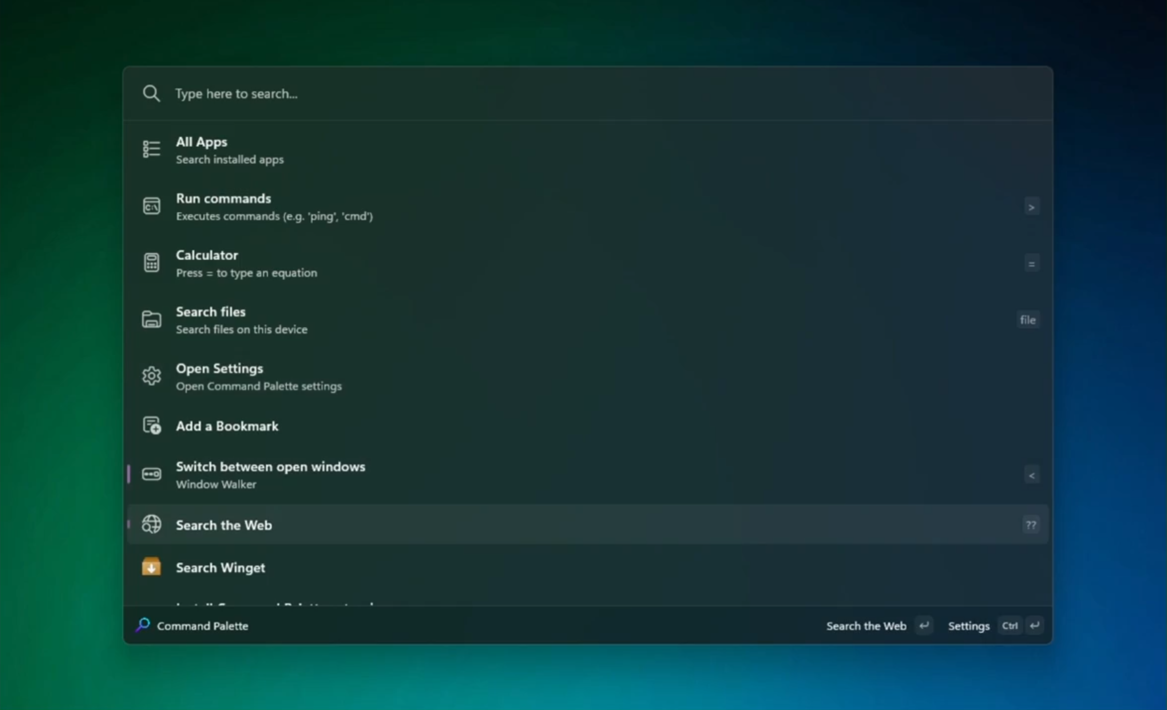 「Windows Terminal」の開発者と協力して、「WinGet」パッケージをインストールする機能が「PowerToys」で開発中
