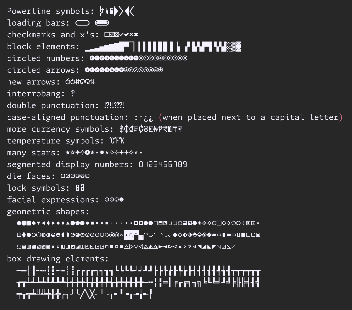 多くの文字を追加