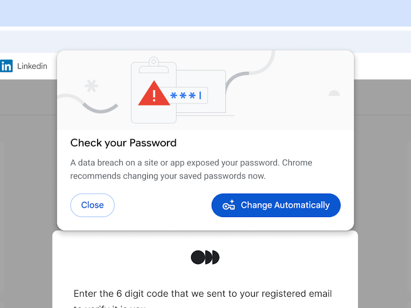 漏洩した資格情報をその場で変更