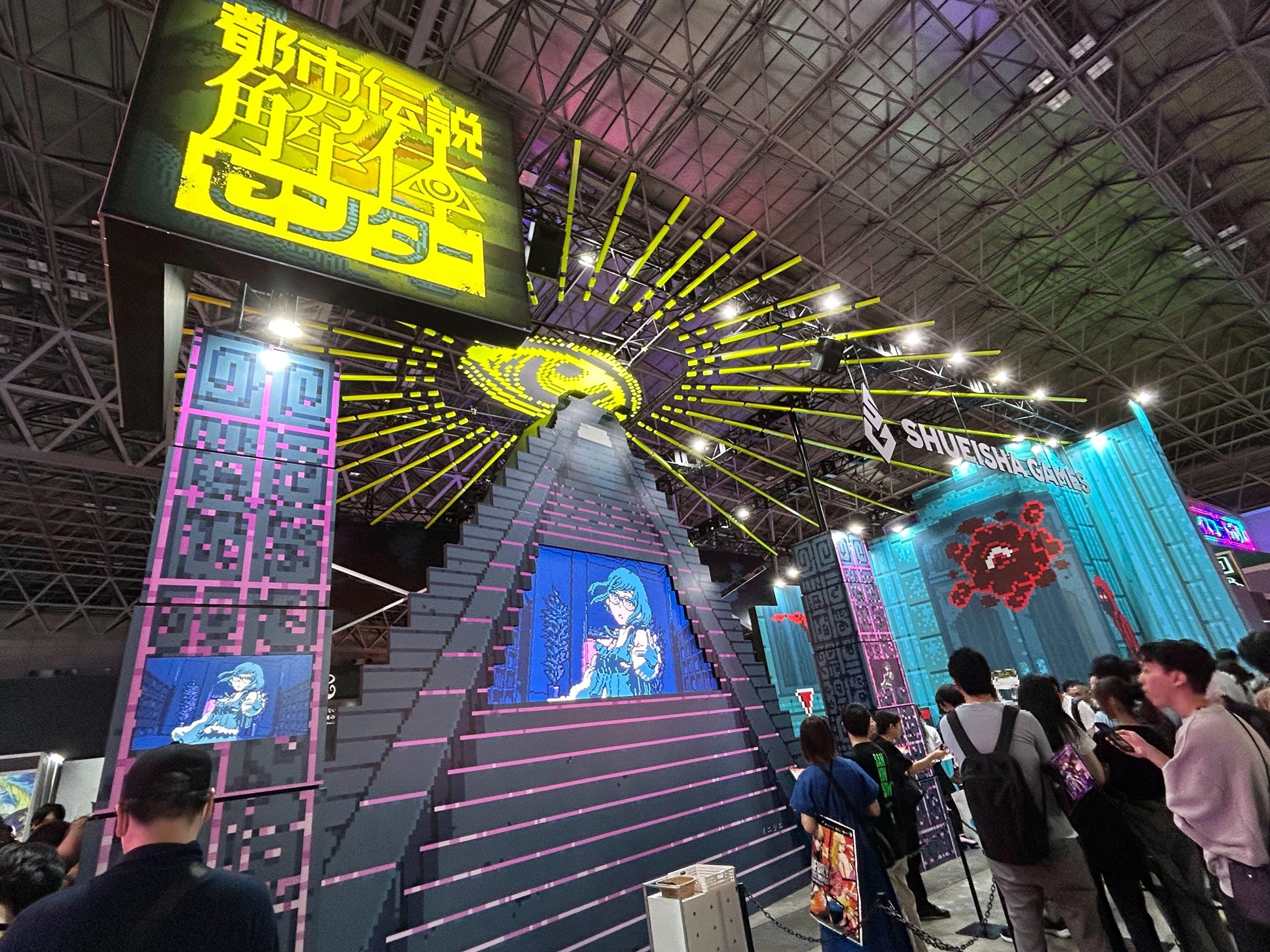 TGS2024で出展されていた集英社ゲームズのブース。大賑わいでした