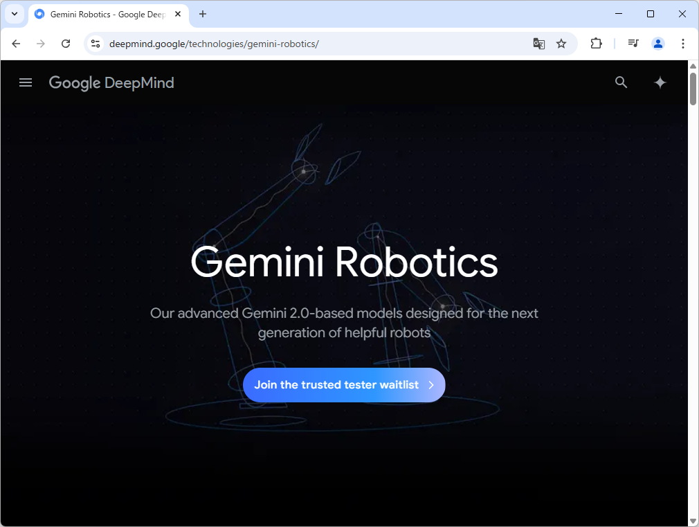 Google DeepMind、「Gemini Robotics」を発表
