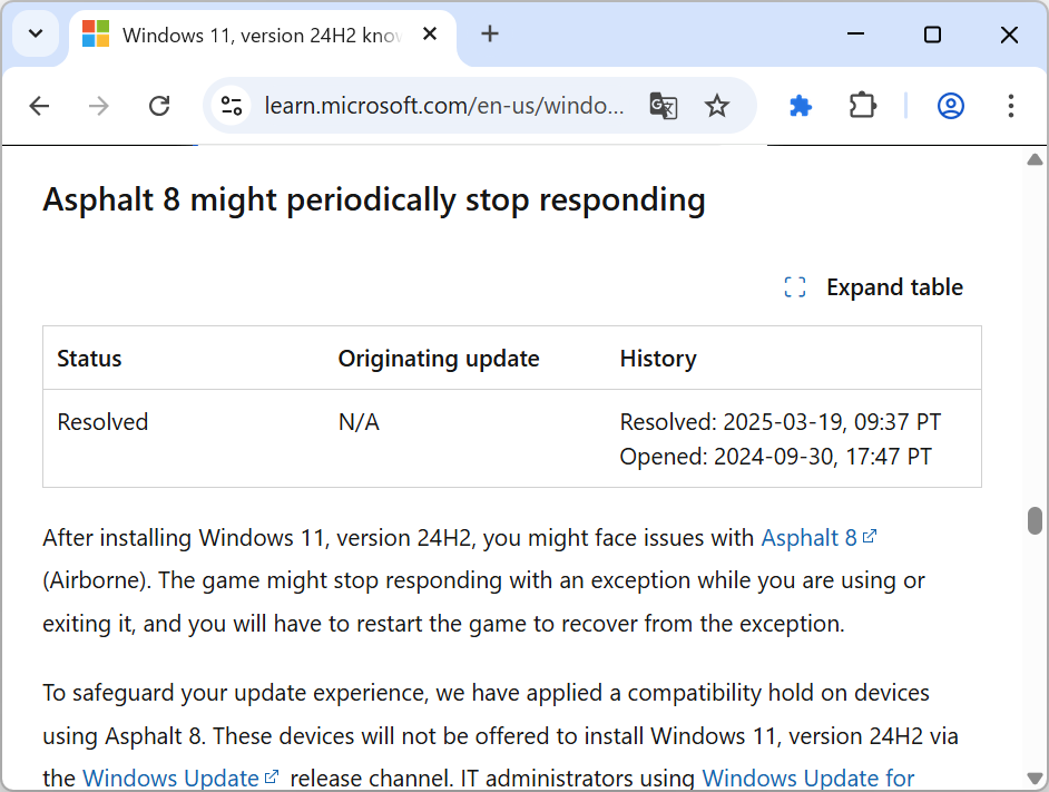 同社のアナウンス