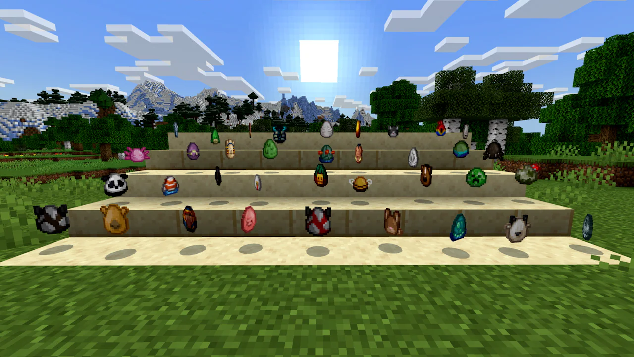 スポーンエッグのデザイン変更