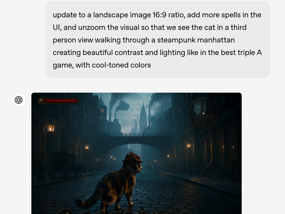 マルチターン生成により、キャラクターの外観を保ちながら生成可能