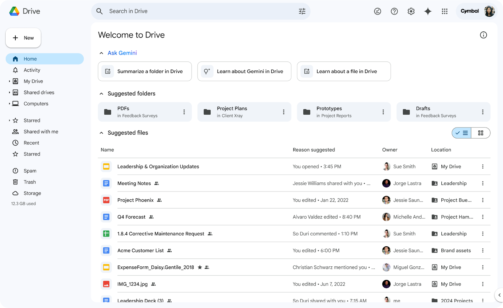 「Google ドライブ」にnudges機能が追加