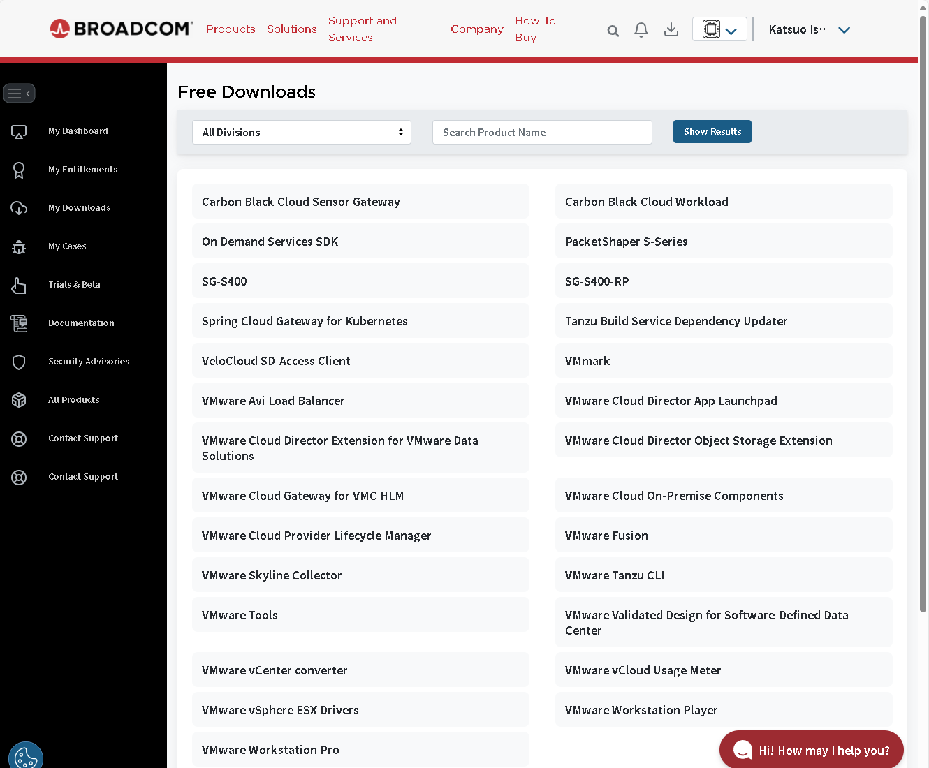 ［VMware Workstation Pro］をクリック
