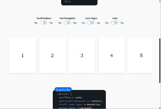 CSSだけでカルーセルUIを実現